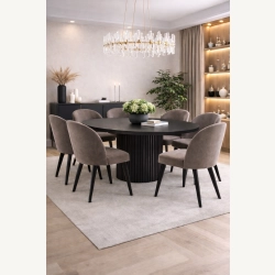 Krzesło tapicerowane DELUXE KR-2 Tkanina Hold Me 03